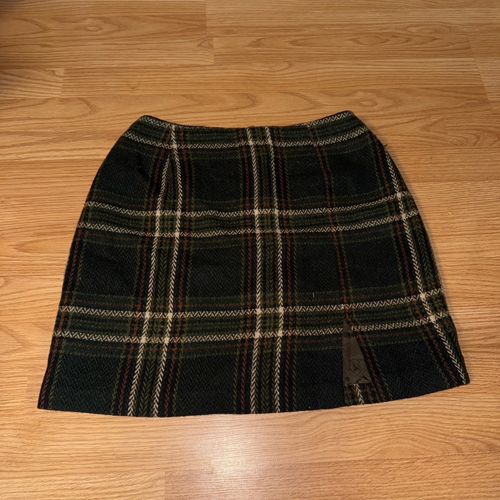VTG Green Plaid Women’s Skirt